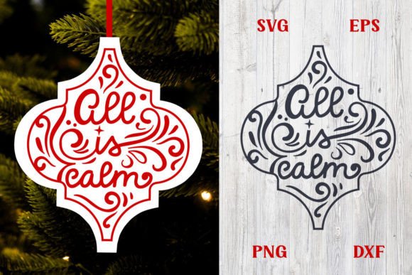 All Is Calm Christmas Arabesque SVG Review